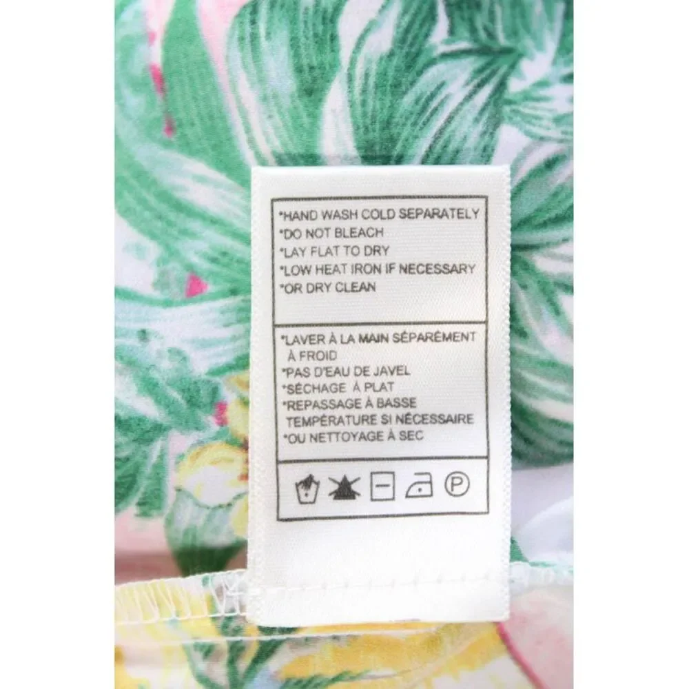 BB Dakota Womens Elastic Waist Tropical Print Casual Shorts Multicolor Size XS